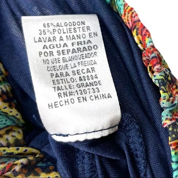 Umgee Boho Style Lined Palazzo Pants w/ Pockets L - Picture 10 of 10